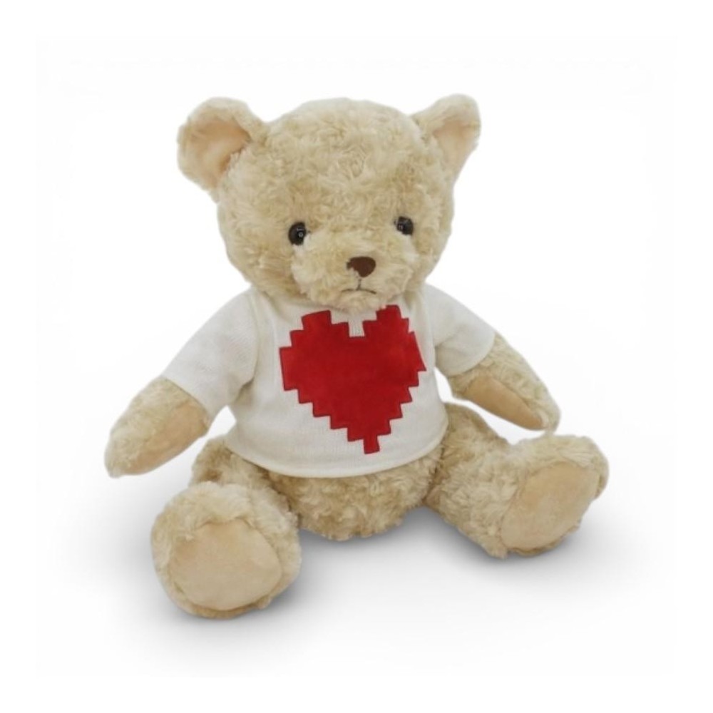 ORSO PELUCHE CON SHIRT CM.35